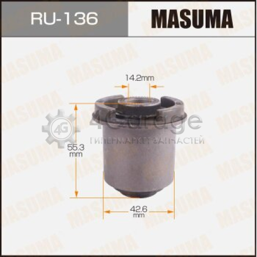 MASUMA RU136 Сайлентблок MASUMA Mark II /##9#,10#,110/ Crown /##S15#,17#/ front low In