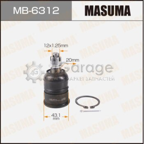 MASUMA MB6312 Шаровая опора MASUMA front low ACCORD/ CL7 03-05