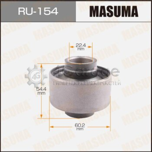 MASUMA RU154 Сайлентблок MASUMA Nadia /ACN10, SXN10/ front low R