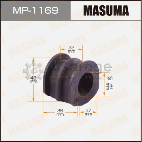 MASUMA MP1169 Втулка стабилизатора MASUMA /rear/ TEANA/ J31 [уп.2]