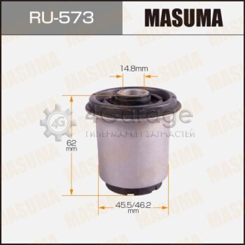 MASUMA RU573 Сайлентблок MASUMA HILUX SURF/ RZN21#, VZN21# front up