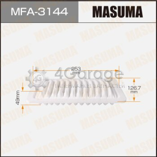 MASUMA MFA3144 Воздушный фильтр A-3021 MASUMA (1/40)