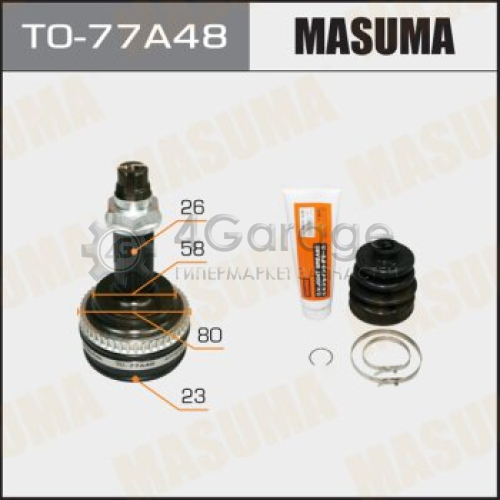 MASUMA TO77A48 ШРУС MASUMA 23x58x26х48 (1/6)