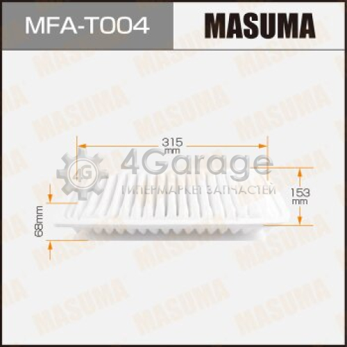 MASUMA MFAT004 Воздушный фильтр A1028 MASUMA TOYOTA/ YARIS/ NLP90 05-08 (1/20)