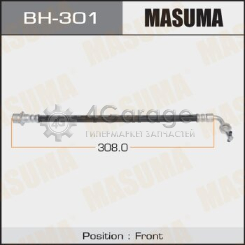 MASUMA BH301 Шланг тормозной MASUMA T- /front/ Land Cruiser ##J8# (9208-9801)