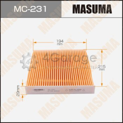 MASUMA MC231 Салонный фильтр AC-108E MASUMA (1/40) в Красноярске