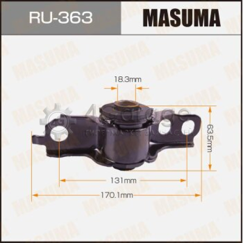 MASUMA RU363 Сайлентблок MASUMA FAMILIA/ BH## front low RH