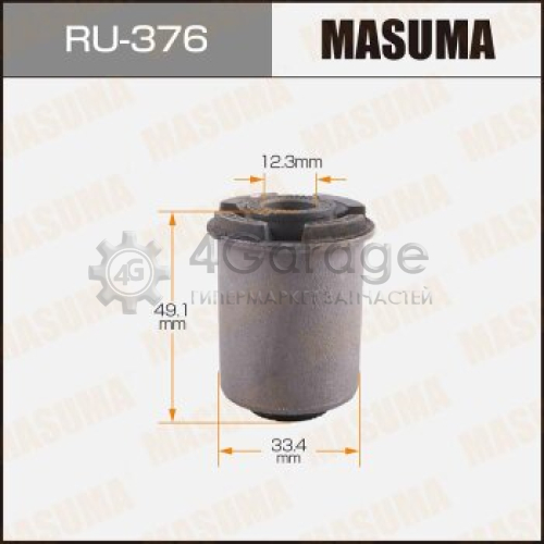 MASUMA RU376 Сайлентблок MASUMA Mark,Chaser,Cresta /#X90, #X10#/ rear up