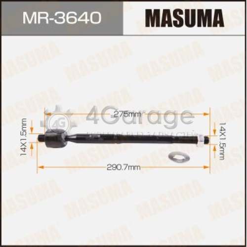 MASUMA MR3640 Рулевая тяга MASUMA COROLLA/ NZE120, NZE121