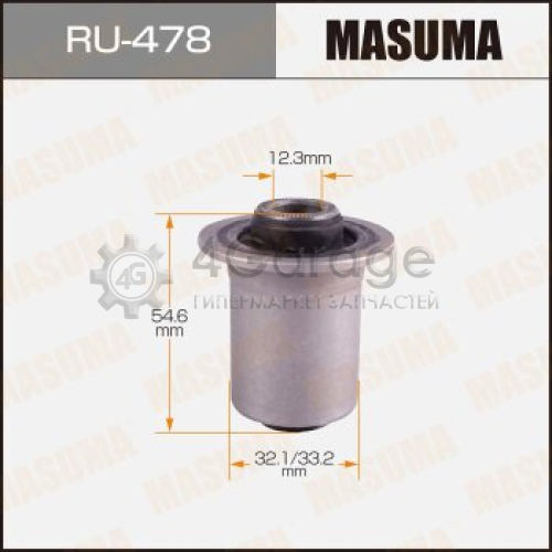 MASUMA RU478 Сайлентблок MASUMA RAV4/ ACA3#, ALA30, GSA33 rear low