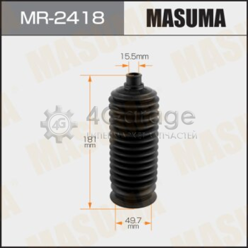 MASUMA MR2418 Рулевой рейки пыльник MASUMA MR-2418 (пластик) 4RUNNER, FJ CRUISER / GSJ10L, GRN215L