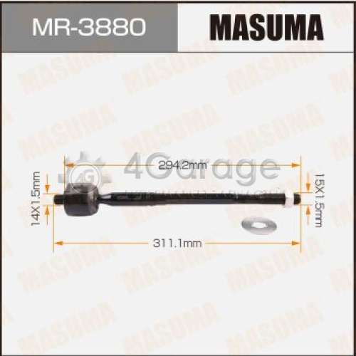 MASUMA MR3880 Рулевая тяга MASUMA HILUX/KUN1#, KUN2#