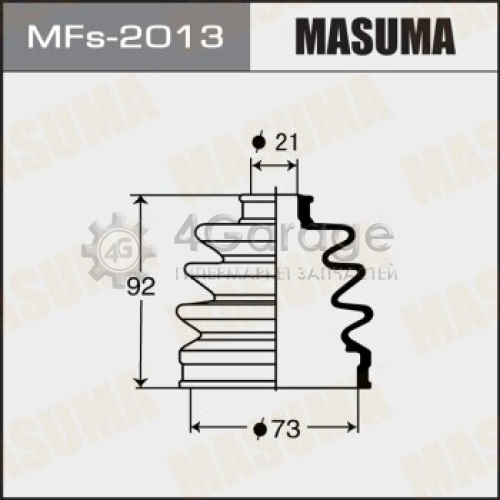 MASUMA MFs2013 Пыльник ШРУСа MASUMA MFs-2013 (силикон)