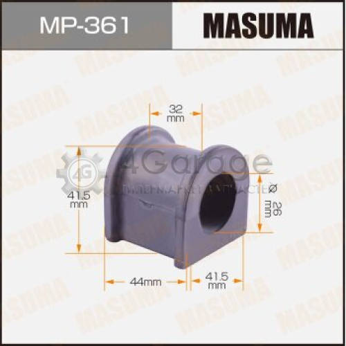 Втулка стабилизатора MASUMA /front/ Alteza SXE10, Crown ##S15#, ##S17# [уп.2] MASUMA MP361 в Нижнем Новгороде