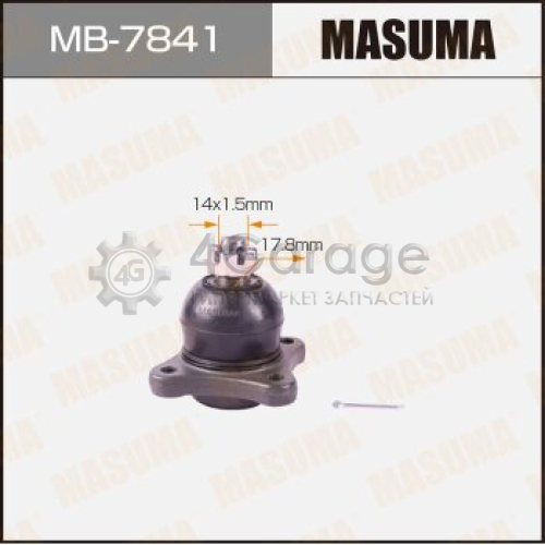 MASUMA MB7841 Шаровая опора MASUMA front up V65W, V63W, V68W, V73W, V75W, V78W