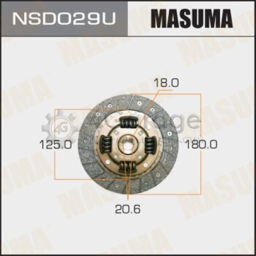 Диск сцепления MASUMA 180*125*18*20.6 (1/10) MASUMA NSD029U в Нижнем Новгороде