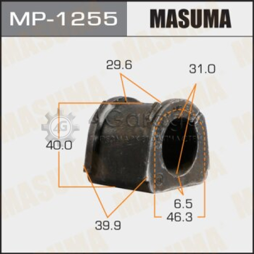 MASUMA MP1255 Втулка стабилизатора MASUMA /front/ MONTERO SPORT, CHALLENGER/ K94W, K99W [уп.2]