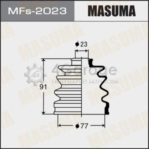Пыльник ШРУСа MASUMA MFs-2023 (силикон) MASUMA MFs2023 в Нижнем Новгороде