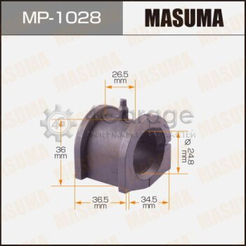 MASUMA MP1028 Втулка стабилизатора MASUMA /front LANCER/ CS2A, CS5A [уп.2]