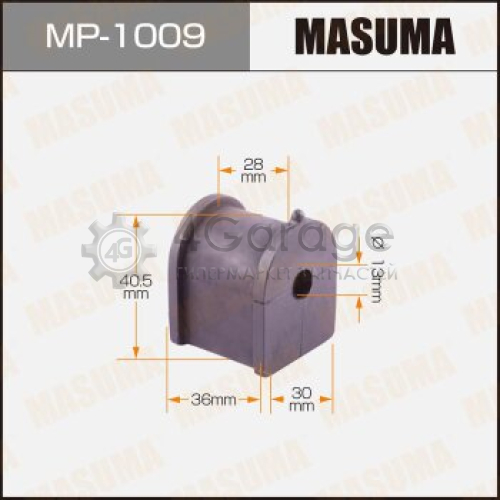 MASUMA MP1009 Втулка стабилизатора MASUMA /rear/ HARRIER/#CU30 [уп.2]