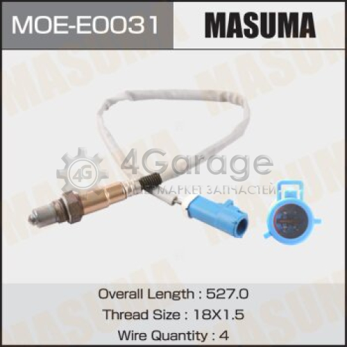 MASUMA MOEE0031 Датчик кислородный MASUMA, FORD FOCUS, FOCUS C-MAX / DURATEC 1.6, ZETEC-S 1.6