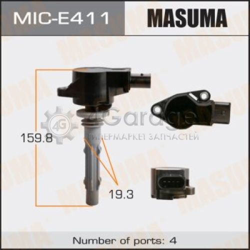 MASUMA MICE411 Катушка зажигания MASUMA, MERCEDES-BENZ C-CLASS (W204), E-CLASS (W212) / M272.947, M272.980