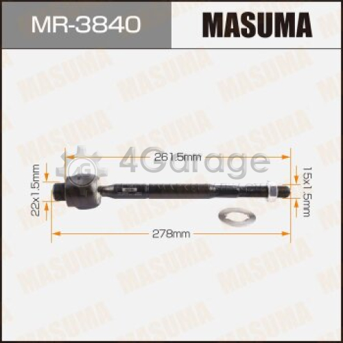 MASUMA MR3840 Рулевая тяга MASUMA PRADO/ ##J21#, HILUX SURF/ ##N12#