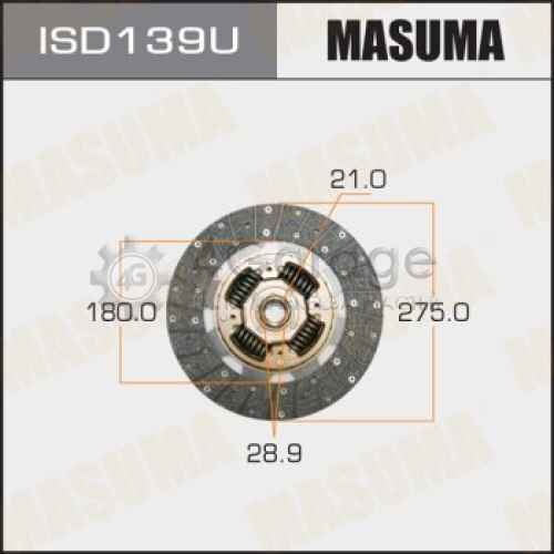 MASUMA ISD139U Диск сцепления MASUMA 275*180*21*28.9 (1/10) в Красноярске
