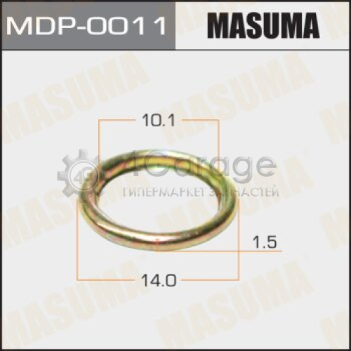 MASUMA MDP0011 Шайбы для форсунок MASUMA 11177-54011, 10,1х14х1,5 2L(Т)