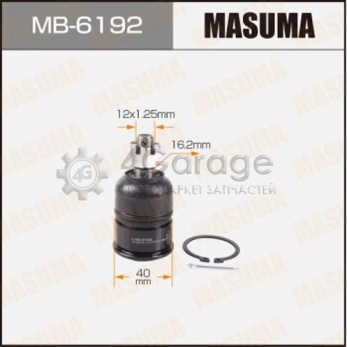 MASUMA MB6192 Шаровая опора MASUMA front low EK#, EG#, EJ7