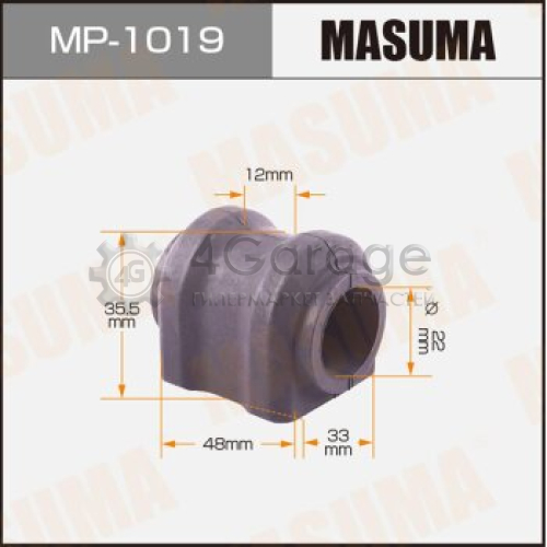 MASUMA MP1019 Втулка стабилизатора MASUMA /rear /RAV4/ ACA3# [уп.2]