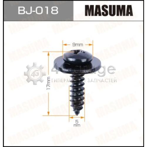 MASUMA BJ018 Саморез MASUMA 5x17мм набор 10шт