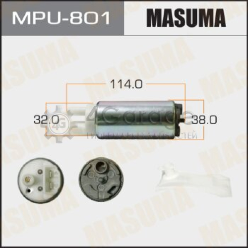 MASUMA MPU801 Бензонасос MASUMA, PAJERO, XV / V83W, G33, сетка MPU-001