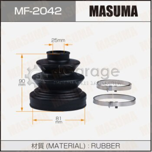 MASUMA MF2042 Пыльник ШРУСа MASUMA MF-2042