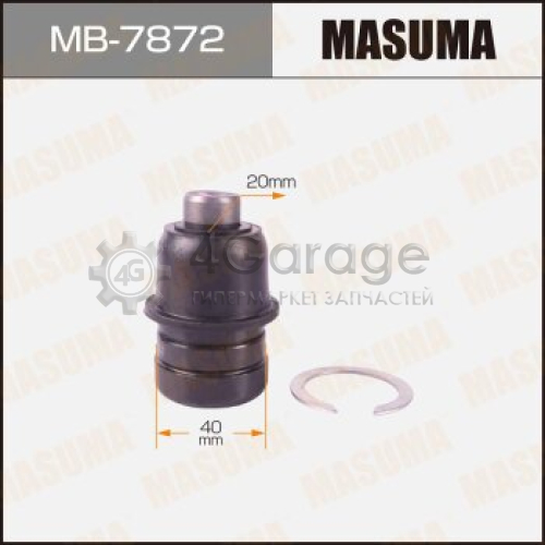 MASUMA MB7872 Шаровая опора MASUMA front low AIRTREK/ CU2W, CU4W, CU5W