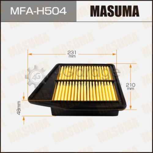 MASUMA MFAH504 Воздушный фильтр A8514 MASUMA HONDA/ ACCORD/ V2000 09- (1/40)