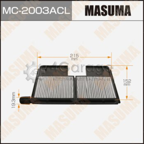 MASUMA MC2003ACL Салонный фильтр AC-1880A MASUMA угольный (1/40)