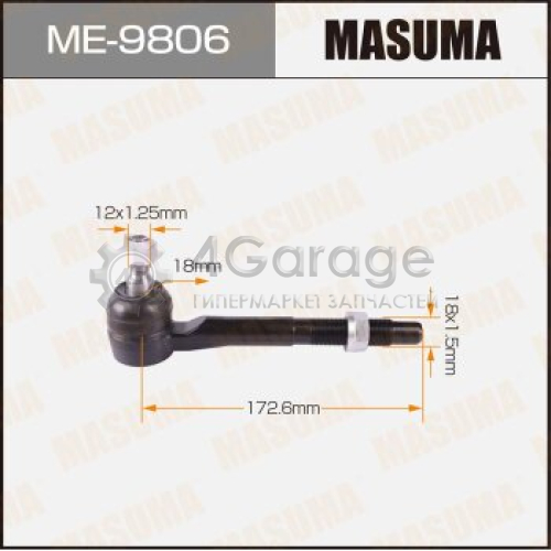 MASUMA ME9806 Наконечник MASUMA RAV4 ACA3#, GSA33 05- часть тяги rear