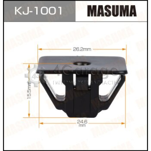 MASUMA KJ1001 Клипса автомобильная (автокрепеж) MASUMA 1001-KJ [уп.50]