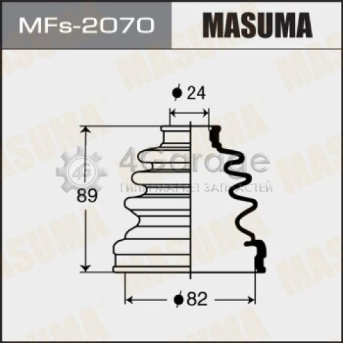 MASUMA MFs2070 Пыльник ШРУСа MASUMA MFs-2070 (силикон)