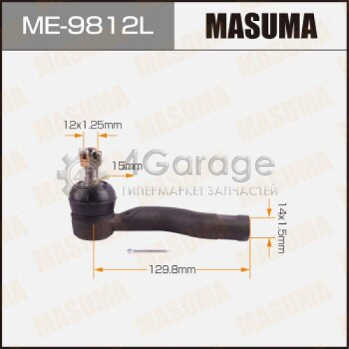 MASUMA ME9812L Наконечник рулевой тяги MASUMA VISTA ARDEO/ ZZV50G, SV5#, AZV5# LH