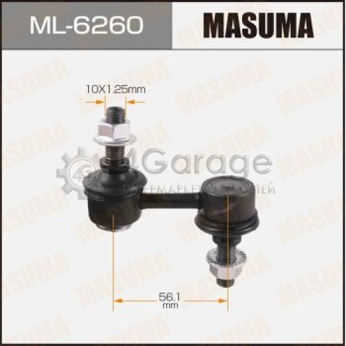 MASUMA ML6260 Стойка стабилизатора (линк) MASUMA front CR-V RD1, 2, Civic EK#