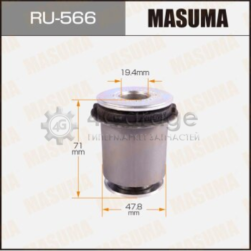 MASUMA RU566 Сайлентблок MASUMA HILUX SURF/ ##N21# front F