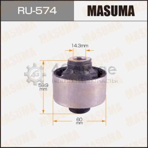 MASUMA RU574 Сайлентблок MASUMA GRANDIS/ NA4W front low