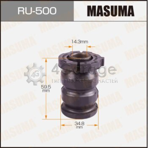 MASUMA RU500 Сайлентблок MASUMA AVENSIS /ADT25#, AZT25#, ZZT25#, CDT25# front