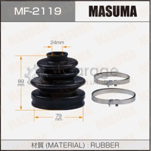 MASUMA MF2119 Пыльник ШРУСа MASUMA MF-2119