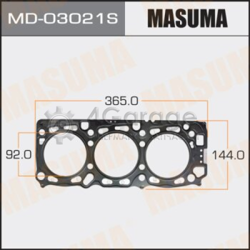 MASUMA MD03021S Прокладка Головки блока MASUMA, 6G72, четырехслойная (металл-эластомер) Толщина 1,25 мм (1/10)