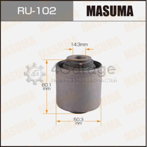 MASUMA RU102 Сайлентблок MASUMA Terrano /R50/ rear