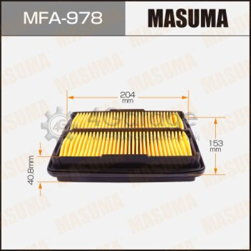 Воздушный фильтр A-855V MASUMA (1/40) MASUMA MFA978 в Нижнем Новгороде
