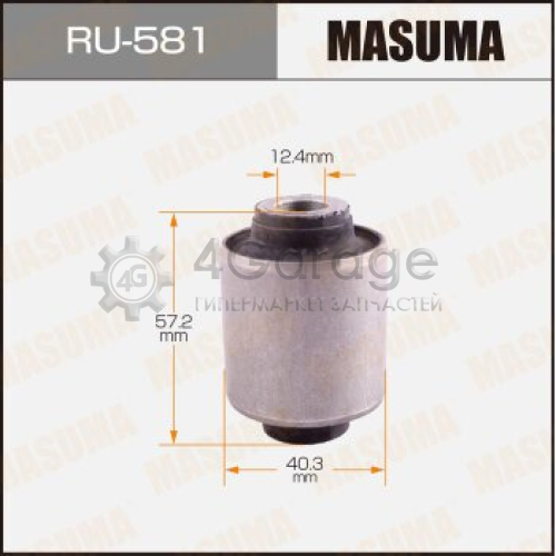 MASUMA RU581 Сайлентблок MASUMA ATENZA/ GG3P, GGEP front